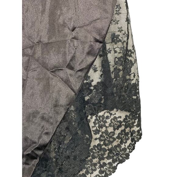 Vintage JCPenny Black Lace Teddy Lingerie Bodysuit Romper Women's Size Large - Picture 5 of 7